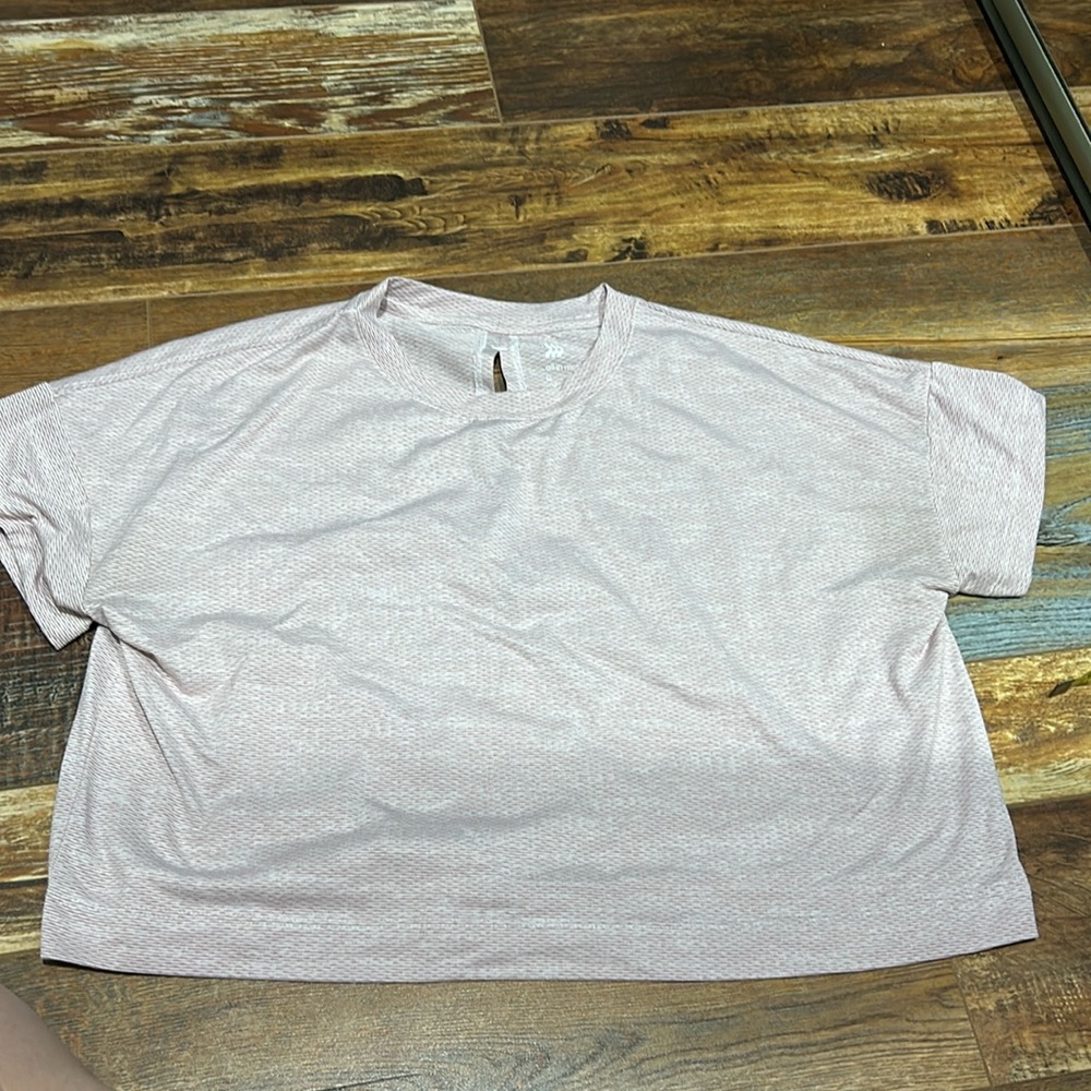 All in motion oversize crop tee